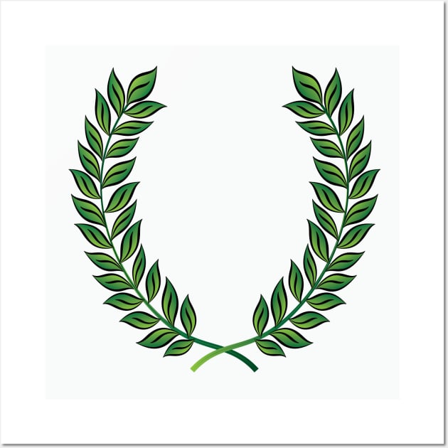 Laurel Wreath Wall Art by DQDesigns By Chele